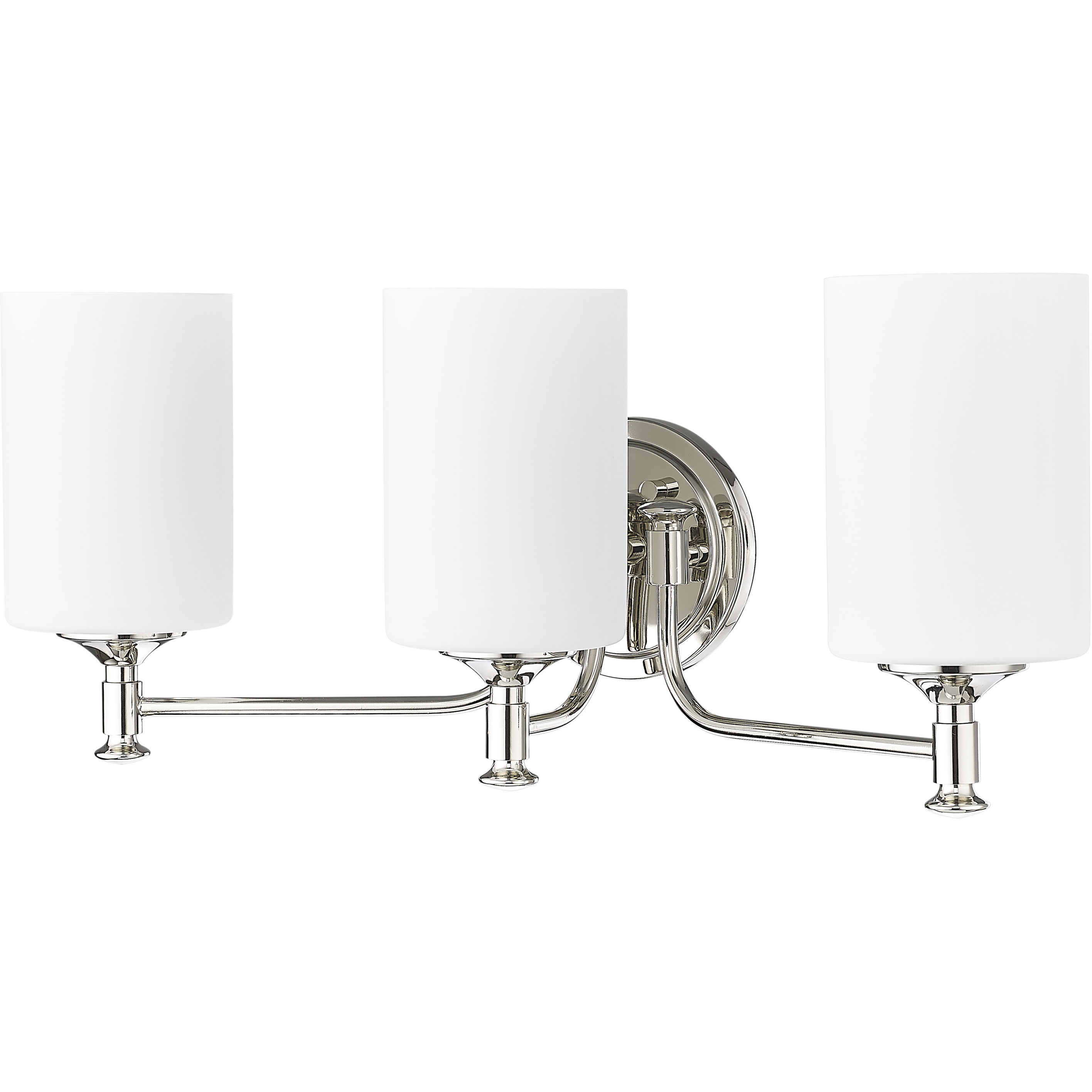 Ailey 3 Light 21.63 inch Polished Nickel Bathroom Vanity Light Wall Light
